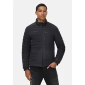 Camel active Lederjacke mit Stehkragen und Brusttasche in Navyblau | Gr.: 54
