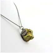 Bijoux Collier Pyrit roh 23,2 Karat