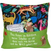Hergo Sofahelden Kinder-Lesekissen 43 x 15 x 43 cm Dschungel