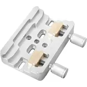 TAUOH Angeleyes Silber Sucherfernrohr Schwalbenschwanzschlitz Dual Losmandy/Platte mit 2 Feststellschrauben