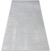 Rugsx Teppich BALANCE 9086 grau - Geometrisch, strukturell, glamour 120x170 cm