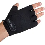 Fischer Fahrradhandschuhe Classic L/XL Schwarz