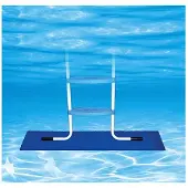 Poolmaster 32185 Swimming Pool Ladder Pad, 9 x 36 x 0.625 Inches, Blue