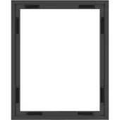 MCS 16x20 Zoll Passepartout Fertige Leinw nde Schwarz (69037) Rahmen 16x20