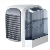 Melitt 3 Geschwindigkeitsstufen, 380-ml-Wassertank, geräuscharm, tragbare Klimaanlage mit schneller Kühlung