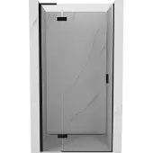 Mexen Mist-H L Duschabtrennung, links öffnend, 100 cm, transparent, schwarz - 8A5L-100-000-70-00-L