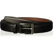 Perry Ellis Herren-Lederg?rtel Amigo, Schwarz, 36