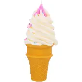 ABOOFAN 2Stk Dekoratives Fake Eiscreme Modell Aus PVC Show-Objekt