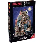 Perre/Anatolian ANATOLIAN Puzzle Hvě zdná noc v Amsterdamu 1000 dílků