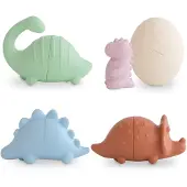 Mushie Badespielzeug Dinosaurier 5er-Pack