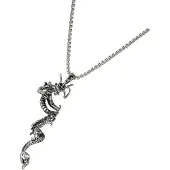 ABOOFAN 5Stk Männerschmuck Dragon Kette Silber Anhänger Geschenk