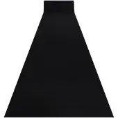 Rugsx Läufer Antirutsch RUMBA einfarbig schwarz 70 cm 70x310 cm