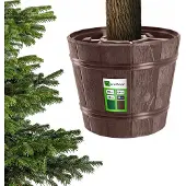 Kadax Weihnachtsbaumständer "Taden", Braun Christbaumständer, Baumhöhe bis 280 cm