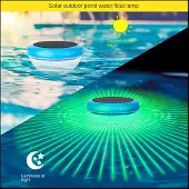 MaxPower Solar-LED-Leuchten für schwimmende Pools, wasserdichte RGB-Farbwechsel-Poolleuchten, Poolzubehör für Pool, Teich,