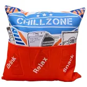 Hergo OUTDOOR-Kissen,Chillzone, bedruckt mit 3 Taschen zum Befüllen