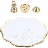 ABOOFAN 3Sets Räucherhalter Aus Kristall Und Metall Tischdeko