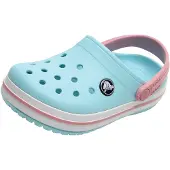 Crocs Uni Kinder Crocband Clog K Clog, Ice Blue/White, 33/34 EU