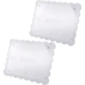 Semoic 2er-Pack Bilderrahmen aus Acryl mit Wellenschliff, transparent