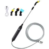MaxPower (5 m) Elektrischer Bewässerungssprüher, Gartensprüher mit großer Reichweite, vielseitige Gartensprüher