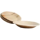KOKA 50x runder Teller aus Palmblatt Größe 23 cm