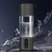 Tlily PEM-Elektrolyse-Wasserstoffgenerator 8000PPB Wasserflasche schwarz