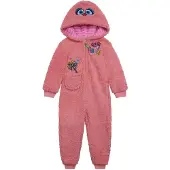 Sesame Street Abby Cadabby Kleinkinder Mädels Cozy Sherpa Cosplay Overall Pink 2T