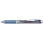 Pentel OF AMERICA Energel Rtx Gelschreiber, einziehbar, 1 mm, fett, blaue Tinte, blau/grauer Schaft