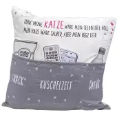 Hergo Sofahelden Sofakissen 43 x 43 cm Katzenfreunde-Kissen
