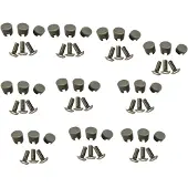Tlily 10er-Set Scooter-Kotflügelschraube, Gummikappe, Steckerabdeckung für M365-Elektroteile (grau)