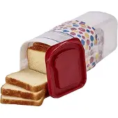 Torribaly Transparent Brot Box Kunststoff Frischhalten Toast Lagerung Halter mit