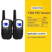 MaxPower 2 stücke tragbare kinder handheld walkie-talkie transceiver telefon radio empfänger