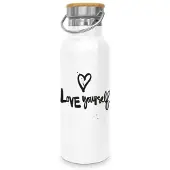 Paperproducts Design ppd Steel Bottle Isolierflasche 500 ml Love yourself
