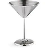 Semoic Edelstahl Cocktailglas Hoher Boden Wein Unbr