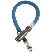 Tlily Aufblasbarer Schlauch für Reifen, Aufblasbarer Adapter, Drehverschluss, Verlängerungsschlauch, Anschluss, Verriegelungs-Luftanschluss, Fahrrad,