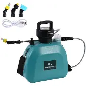 MaxPower (Grün 8L) Elektrisches Sprühgerät, Rückenbewässerungssprühgerät, wiederaufladbare landwirtschaftliche