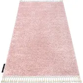 Rugsx Teppich BERBER 9000 rosa Franse berber shaggy 180x270 cm