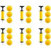 Tlily Viminston Roundnet Spiel Austauschbare Wettkampf Bälle Volleyball 18 Pack mit Pumpe