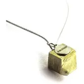 Bijoux Collier Pyrit roh 34,5 Karat