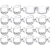Semoic 16PCS Wasserpflanzenbecher-Set, transparentes Acryl, P