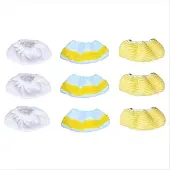 Torribaly 9-teiliges Set Dampfmopp-Bezüge für Easyfix SC2 SC3 SC4 SC5 Handstaubsauger