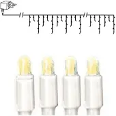 Best Season Lichterkette Serie MICRO "Icicle" 100teilig Länge ca.2 m, Birnchen klar, Kabel transp.,outdoor, 592-70