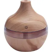 Semoic Holzmaserung Aromatherapie USB Luftbefeuchter Wassertropfen