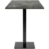 Milan Mange-debout 60 x 60 cm - Modell metallischer Stein