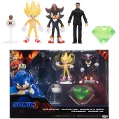 Sonic 3-der Film Figuren-multipack Serie 2 6 Cm Mehrfarbig Kinder Mehrfarbig One Size