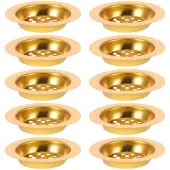 ABOOFAN 50Stk Mittelmeer Räucherofen Einsatz Aus Mit Goldfinish