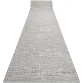 Rugsx Modern Läufer TULS 51248 strukturell, Melange grau 120 cm 120x220 cm
