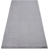 Rugsx Teppich BUNNY silber IMITATION VON KANINCHENPELZ 200x290 cm