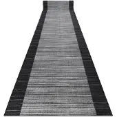 Rugsx Läufer auf Gummi STREIFEN 120 cm anthrazit 120x240 cm