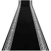 Rugsx Läufer BCF MORAD Grek griechisch schwarz 70 cm 70x120 cm