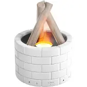 Exogio Simulation Flamme Diffusor Lagerfeuer Luftbefeuchter Duft Büro Hause Aromatherapie Maschine